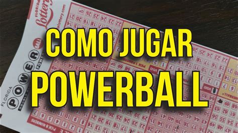 como se juega el powerball lottery|Cómo Jugar Powerball .